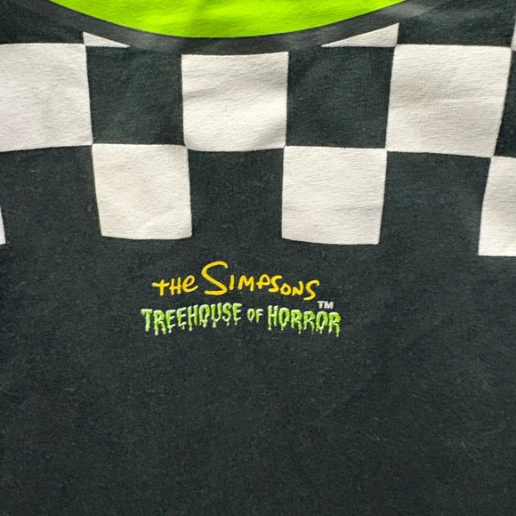 The Simpsons Treehouse Of Horror T Shirt Skeleton Characters Graphic Tee Medium - Picture 4 of 8